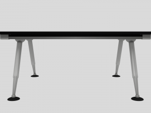 desk and chair set Model 3D