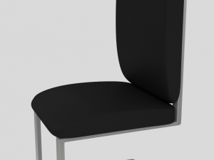desk and chair set Model 3D