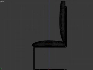 desk and chair set 3D Model