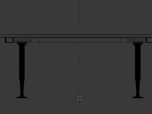 desk and chair set 3D Model