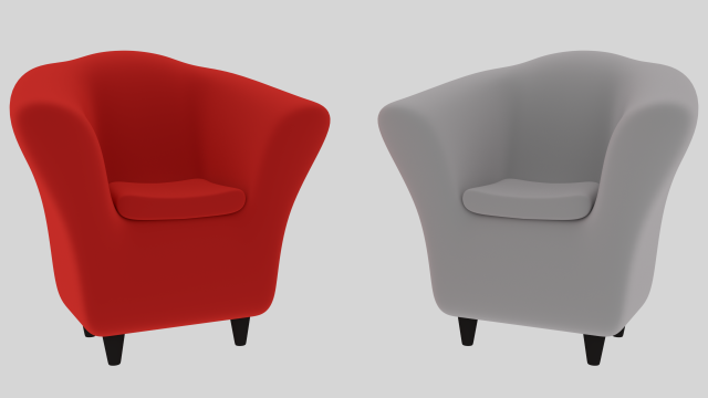 armchairs 3Dモデル .c4d .max .obj .3ds .fbx .stl .blend
