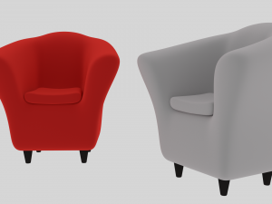 armchairs 3Dモデル