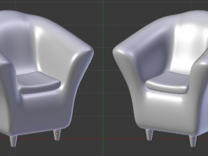 armchairs 3Dモデル