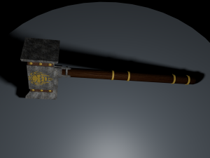 wow hammer of the paladin 3D Model