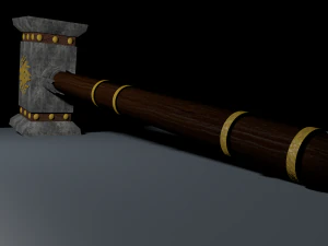 wow hammer of the paladin 3D Model