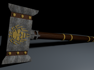 wow hammer of the paladin 3D Model