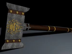 wow hammer of the paladin 3D Model