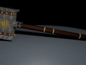 wow hammer of the paladin 3D Model