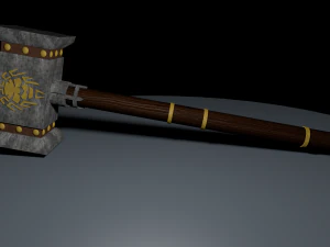 wow hammer of the paladin 3D Model