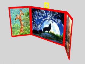 natural photo frame Modelo 3D
