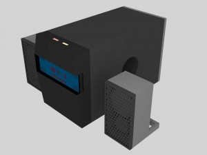 home theater Modelo 3D