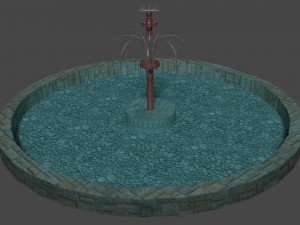 small fountain Modelo 3D