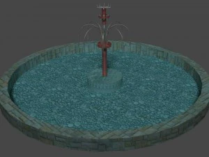 small fountain 3D Model