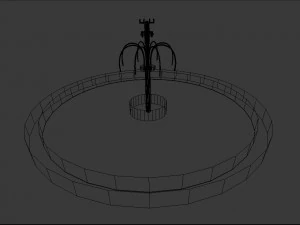 small fountain 3D Model