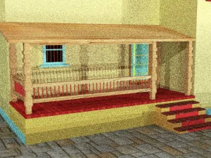 다이아 홈 3D 모델