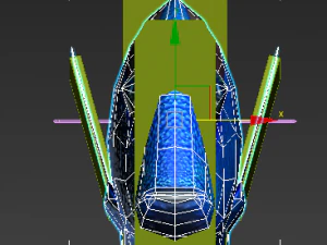 риба paracanthurus hepatus low-poly 3D Модель