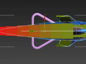 риба paracanthurus hepatus low-poly 3D Модель