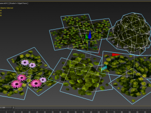 flowers and plants are low poly 25 objects 3D Model