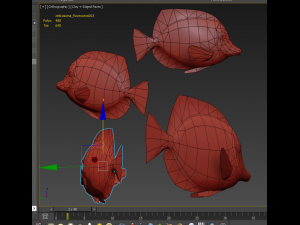 yellow tang Modèle 3D