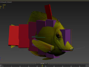 yellow tang 3D Model