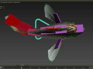disque de poisson Modèle 3D