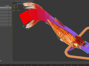 Fish Cyprinus Carpio Low-poly 3D Model