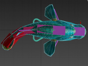 Fish Humphead Wrasse or Napoleonfish Low-poly 3D 模型