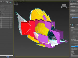 Fish Forcipiger Flavissimus Low-poly Modelo 3D