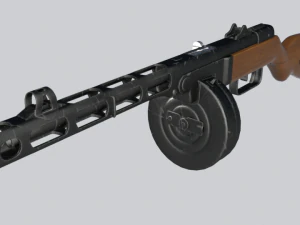 ппш 41 3D Модель