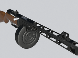 ppsh 41 3D 模型