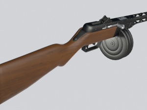 ppsh 41 3D 模型