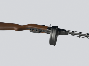 ppsh 41 3D 模型