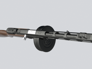 ppsh 41 3D 模型