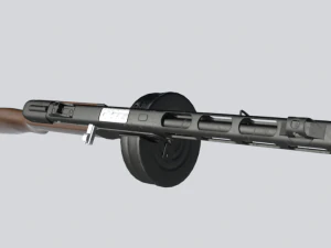 ppsh 41 3Dモデル