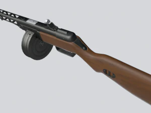 ppsh 41 3Dモデル