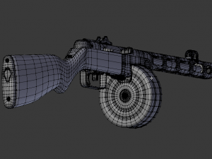 ppsh 41 3D 模型