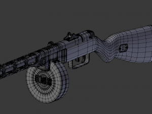 ppsh 41 3D 模型