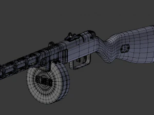 ppsh 41 3Dモデル