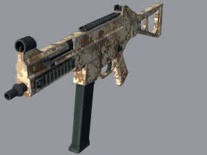 hk ump 45 3D-Modell