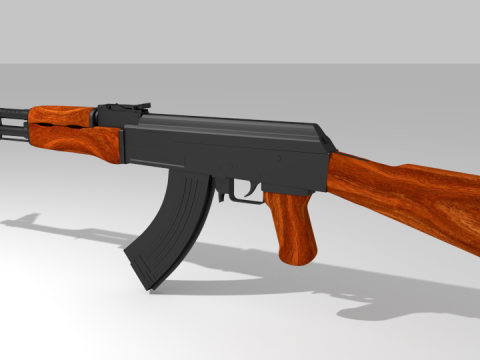 AK-47 3D Модель