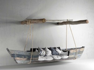 hanging boat sofa 3D Models