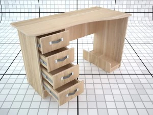 desk irin 3D Model