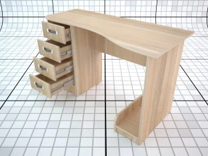 desk irin 3D Model