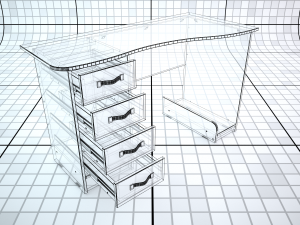 desk irin 3D 모델