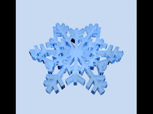 snow flask 3D Print Model