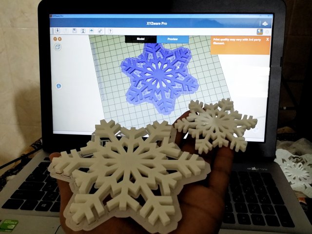 Download snow flask 3D Model