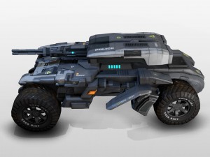 police armoured fighting vehicle 3D 模型