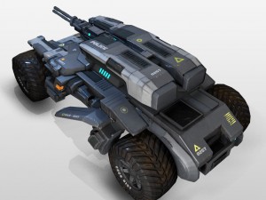 police armoured fighting vehicle 3D 模型