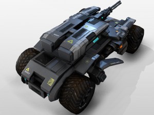 police armoured fighting vehicle 3D 模型