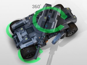 police armoured fighting vehicle 3D 模型